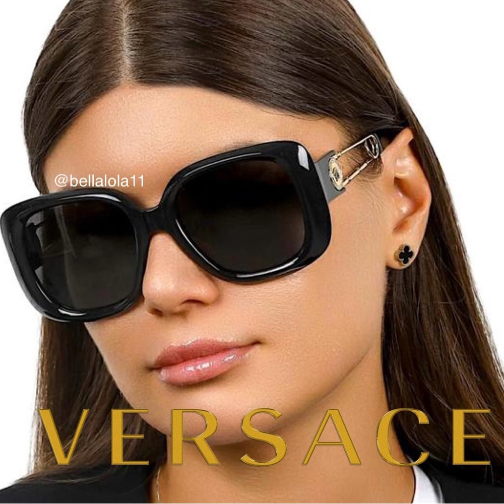 NEW VERSACE SAFETY PIN COLLECTION SUNGLASSES